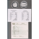 Italia 10 € Serie Italia delle Arti: Sardegna 2016 AG Fs