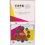 Italia Set Annuale Ufficiale 9 val. Expo 2015 MD Fdc